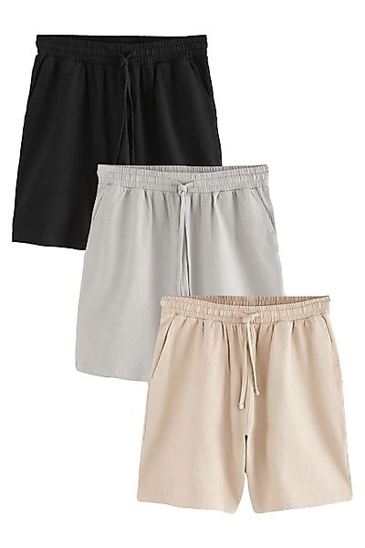 Next Pyjamahose Seersucker-T-Shirt und Shorts, 3er-Pack günstig online kaufen