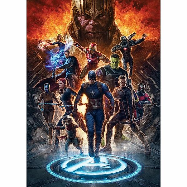 Komar Vliestapete »Digitaldruck Vlies - Avengers vs Thanos - Größe 200 x 28 günstig online kaufen