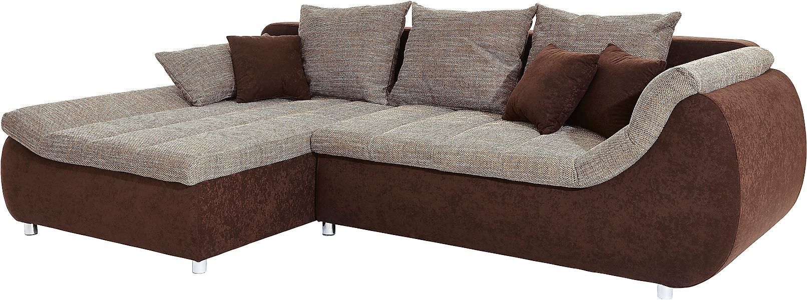 INOSIGN Ecksofa Imola, bequem, aktuelle Steppung günstig online kaufen