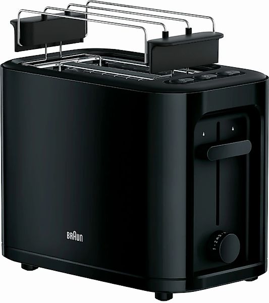 Braun Toaster »PurEase HT 3010 BK - 2 Schlitze, 7 Stufen, Auftau- Aufwärmfu günstig online kaufen