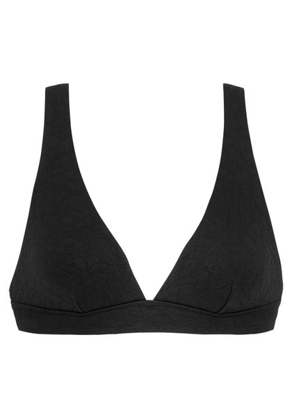 Buffalo Triangel-Bikini-Top "Bubble" mit floraler Struktur günstig online kaufen