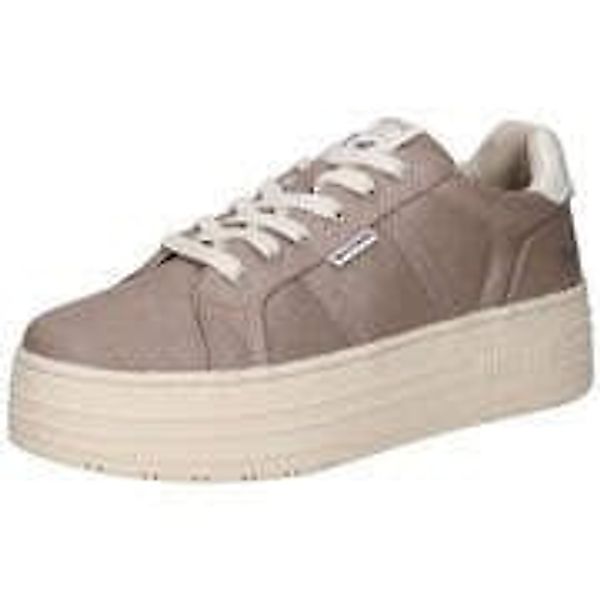 Mustang Plateau Sneaker Damen beige günstig online kaufen