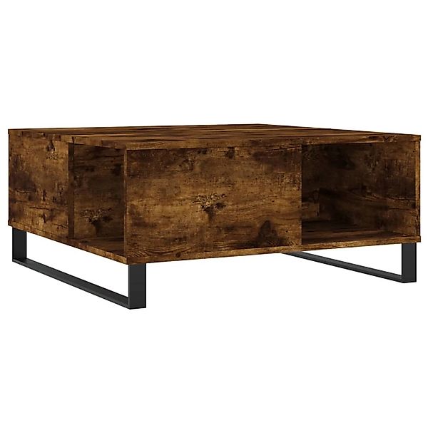 vidaXL Couchtisch Räuchereiche 80x80x36,5 cm Holzwerkstoff 830793 günstig online kaufen