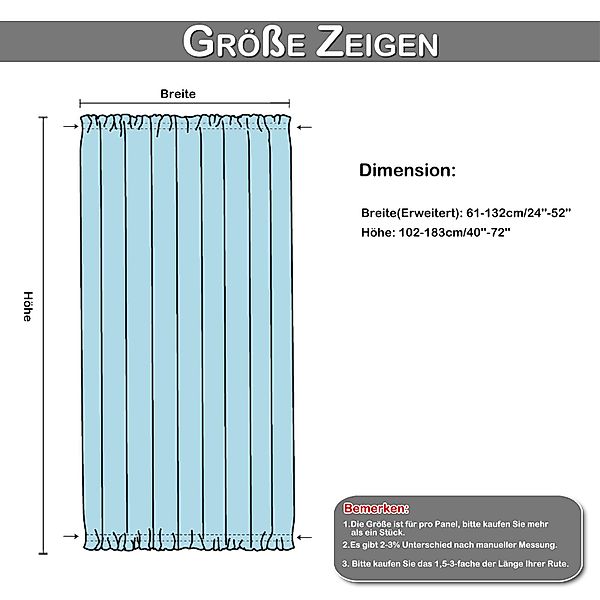BTTO Türvorhang Türvorhänge Stabtasche,Kräuselband,Verdunkelung,für Türfens günstig online kaufen