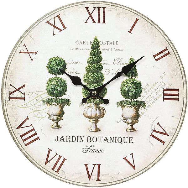 Ambiente Haus Wanduhr Wanduhr - Plants günstig online kaufen
