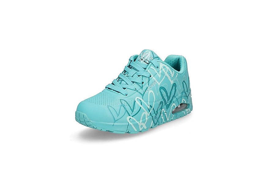 Skechers Skechers JGoldcrown Damen Sneaker UNO Spread The Love türkis Sneak günstig online kaufen