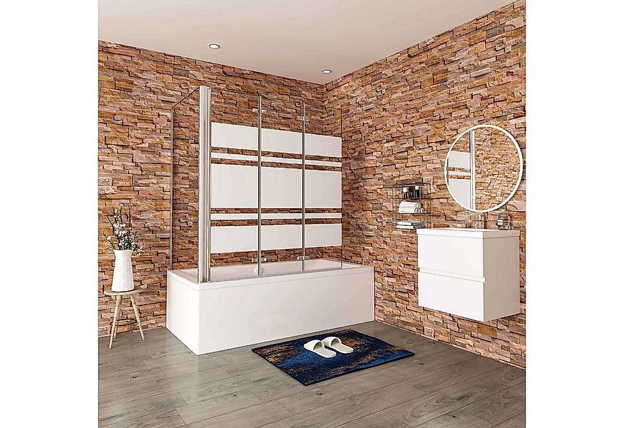 duschspa Badewannenaufsatz 140cm Faltwand mit Seitenwand Duschabtrennung Ba günstig online kaufen