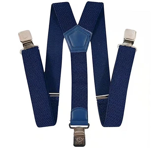 Ware aus aller Welt Hosenträger blau starke Y Hosenträger 40 mm breit mit s günstig online kaufen
