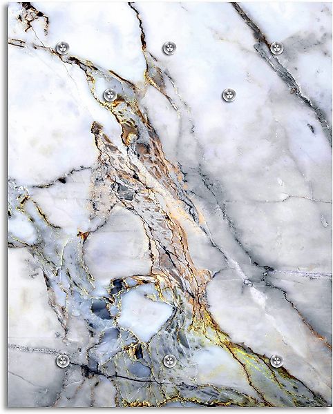 queence Garderobenleiste "Marlik" Wanddeko, Wandgarderobe, Marmor günstig online kaufen