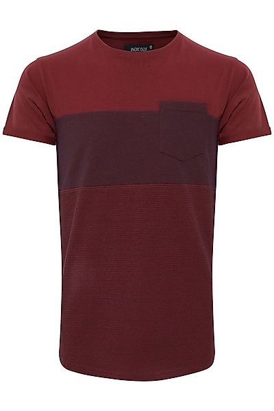 Indicode T-Shirt IDMorler T-Shirt im Colorblock-Look günstig online kaufen