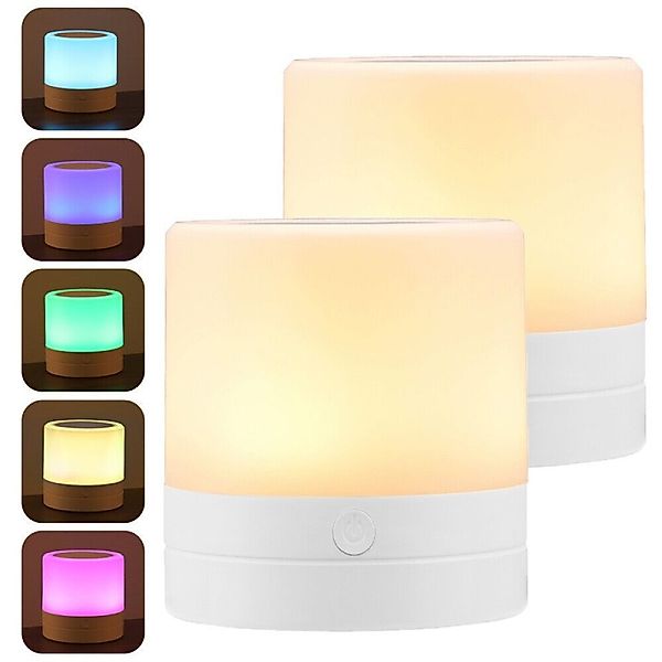 JOYOLEDER Nachttischlampe Touch Dimmbar,LED Nachtlicht Baby, günstig online kaufen