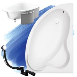 KOLMAN Badewanne Eckbadewanne Ada 140x90, (Links/Rechts), günstig online kaufen
