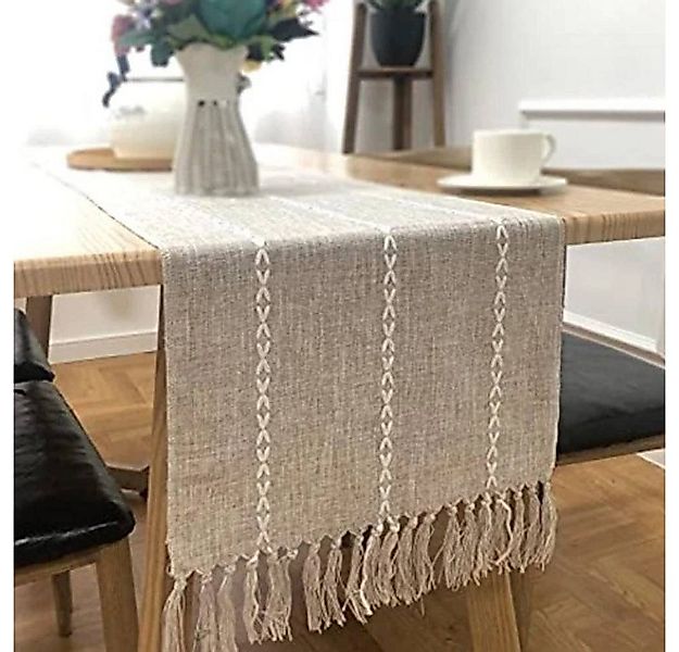 Blusmart Tischläufer Klassische Tischfahne im nordischen Stil (Tischdecke m günstig online kaufen