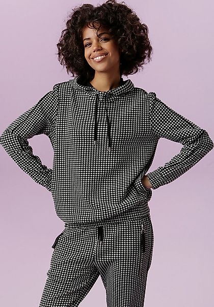 Aniston CASUAL Sweatshirt Kapuze mit Bindeband regulierbar günstig online kaufen