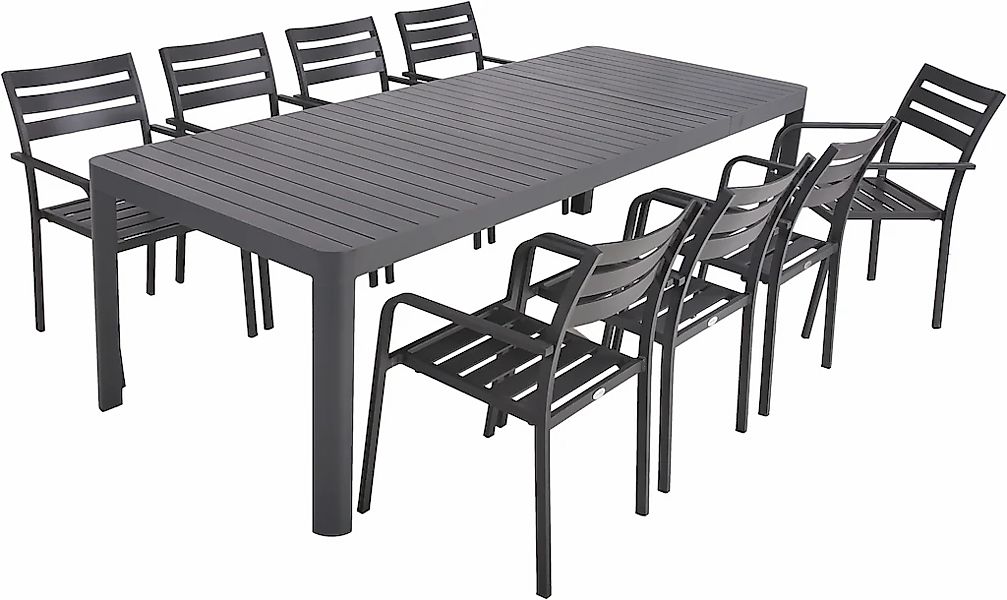 Garden Pleasure Garten-Essgruppe "AMIRA Set 03", (9 tlg.) günstig online kaufen