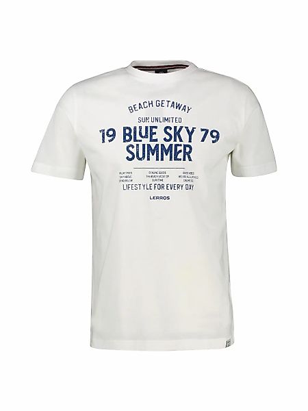 LERROS T-Shirt "LERROS Herren T-Shirt mit Brustprint" günstig online kaufen