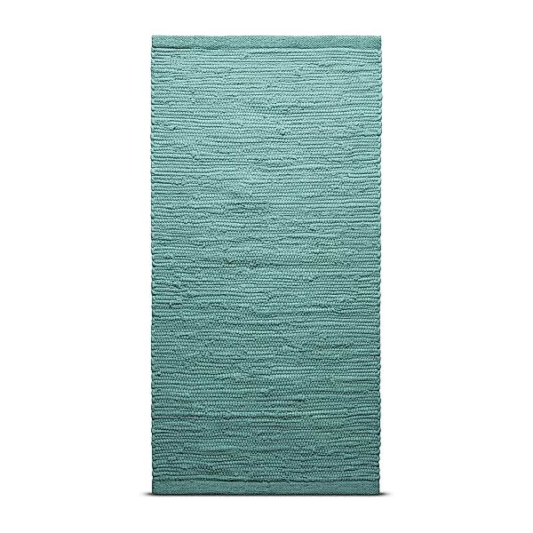Cotton Teppich 65 x 135cm Dusty jade (minzgrün) günstig online kaufen