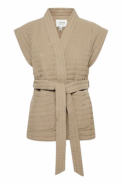 b.young Strickjacke BYESTINO WAISTCOAT - modische Weste mit Steppungen günstig online kaufen
