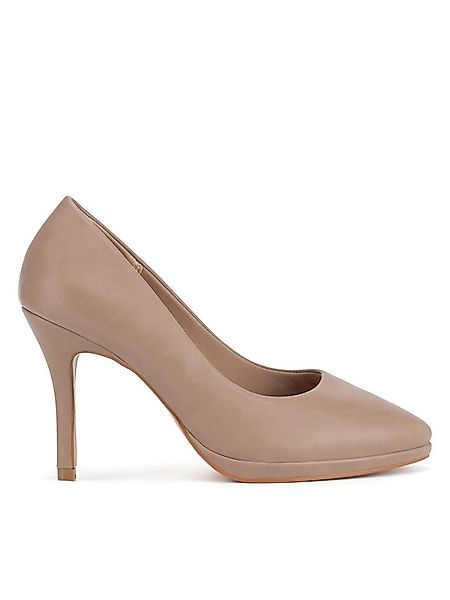Clara Barson Clara Barson High Heels Damen WYL3656-1 Beige High-Heel-Stiefe günstig online kaufen