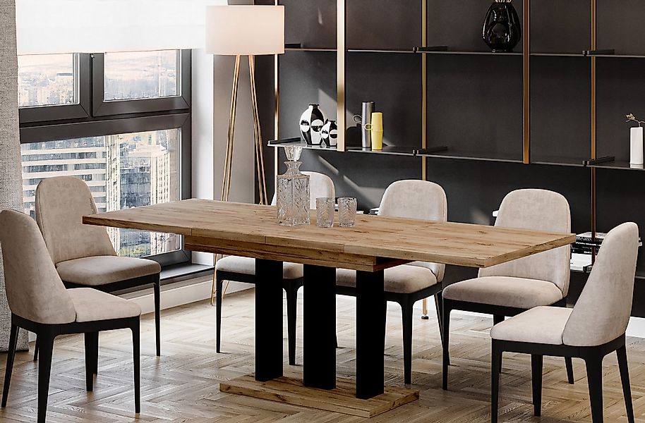 Endo-Moebel Esstisch Appia Esstisch 130–210cm ausziehbar für 8 Personen Tis günstig online kaufen