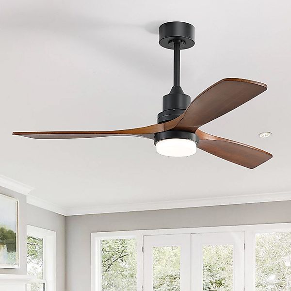Sofucor Deckenventilator mit LED-Beleuchtunfg und Fernbedienung, günstig online kaufen