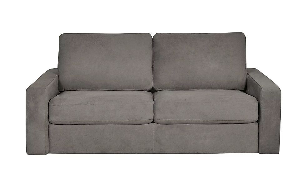 Sofa - grau - 195 cm - 90 cm - 100 cm - Polstermöbel > Sofas > 3-Sitzer - M günstig online kaufen
