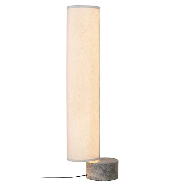 Gubi - Unbound LED Stehleuchte H 120cm - Canvas natur/Schirm HxØ 107x23cm/F günstig online kaufen