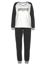 KangaROOS Pyjama 2 Stk. tlg., mit kontrastfarbenen Raglanärmeln günstig online kaufen