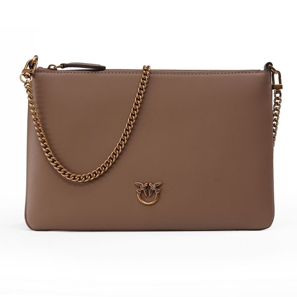 PINKO Clutch Flat, Leder günstig online kaufen