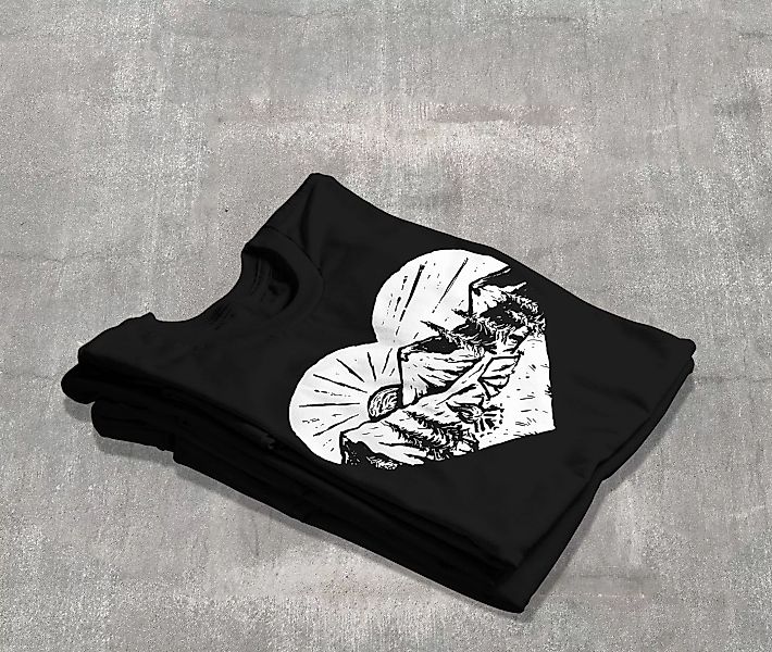 Neverless Print-Shirt Herren T-Shirt Wandern Berge günstig online kaufen