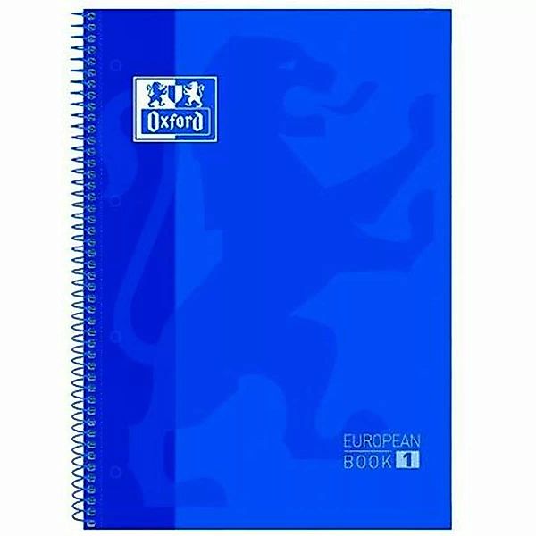 Notizbuch Oxford European Book Marineblau A4 5 Stück günstig online kaufen