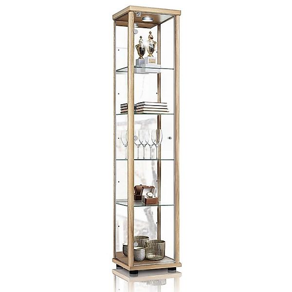 VR-Wohnideen Standvitrine C1083 (Glasvitrine (176x37x33 cm) mit 1 Glastür) günstig online kaufen