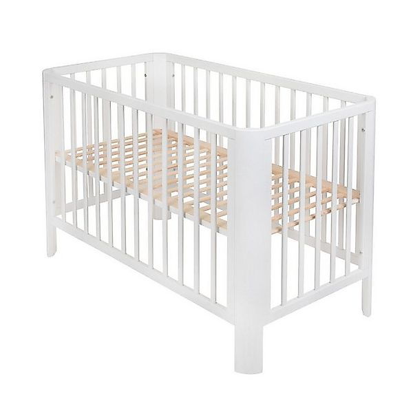 Babyhafen Kinderbett Gitterbett Adam Rausfallschutz 60x120, mit/ohne Matrat günstig online kaufen