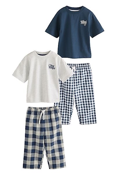 Next Pyjama Kurzarm-Schlafanzug mit langer Hose, günstig online kaufen