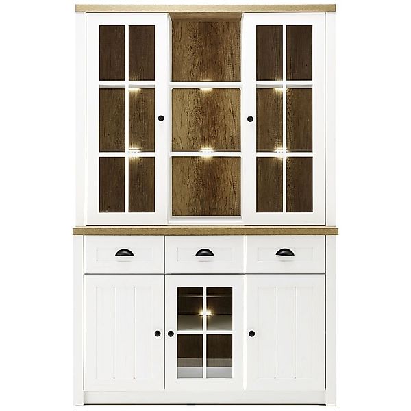 Lomadox Buffet PISA-61 Pinie weiß mit günstig online kaufen