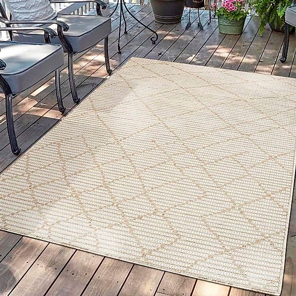 Carpet City Outdoorteppich PALM3526, rechteckig, Höhe: günstig online kaufen