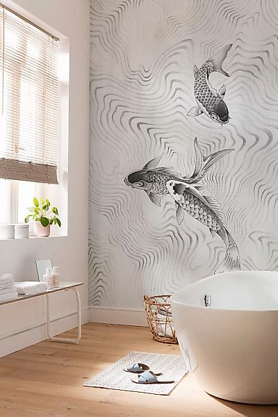 Komar Vliestapete »Digitaldruck Vlies - Perfect Pond - Größe 200 x 250 cm«, günstig online kaufen