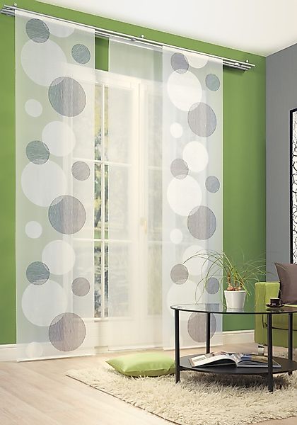 HOME WOHNIDEEN Schiebegardine "Tira" Klettschiene 1 Stk. tlg. HxB: 245x60 günstig online kaufen