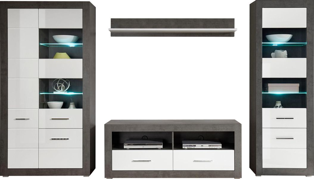 INOSIGN Wohnwand "Etero" Set, 4 Stk. tlg. günstig online kaufen