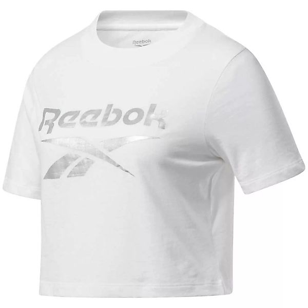 Reebok Ri Crop Kurzärmeliges T-shirt S White / Matte Silver günstig online kaufen