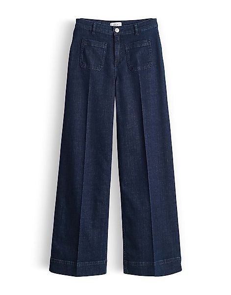 OPUS Palazzohose MIVA AUTHENTIC aus BCI Cotton Mix Mid Rise Sehr weiter Bei günstig online kaufen
