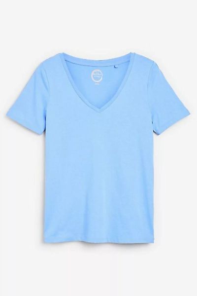 Next T-Shirt Kurzärmliges T-Shirt mit V-Ausschnitt (1-tlg) günstig online kaufen