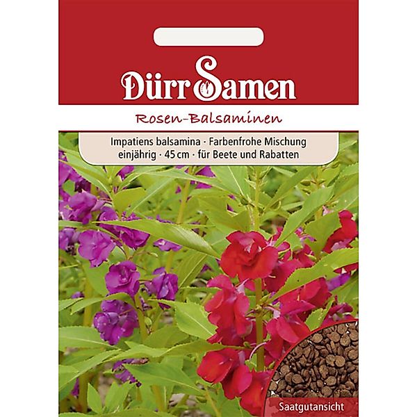 Dürr Samen Rosen Balsaminen Mischung Einjährig Saatgut günstig online kaufen