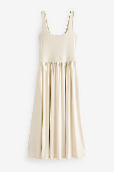 Next Jerseykleid Jersey-Sommerkleid mit Taillendetail, Kurzgröße (1-tlg) günstig online kaufen