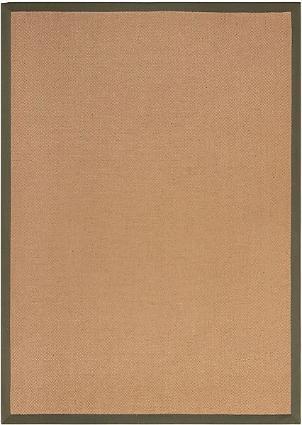 FLAIR RUGS Teppich "Kira mit Fischgrätmuster, aus Jute" rechteckig 3 mm Höh günstig online kaufen