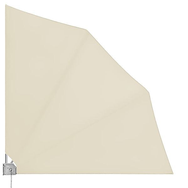 Balkonfächer Beige 140x140cm klappbar günstig online kaufen