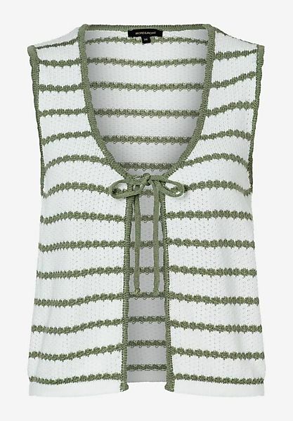 MORE&MORE Strickweste Streifenstrickweste günstig online kaufen