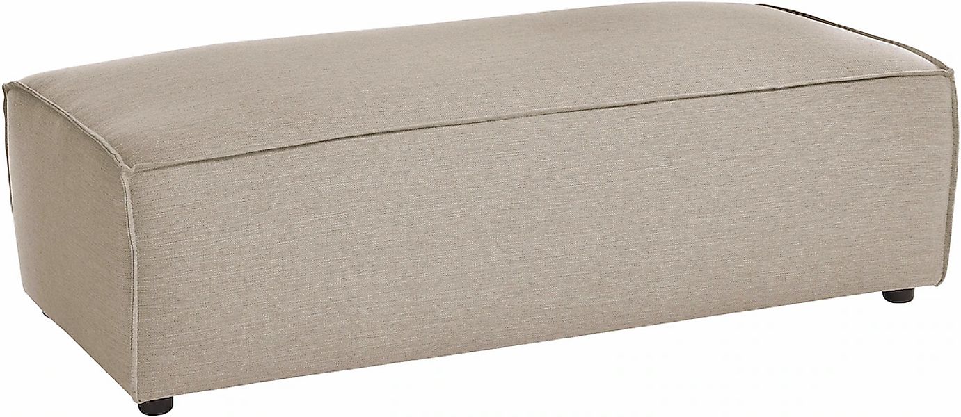 Home affaire Hocker "NEU: SHERWOOD XXL, Polsterhocker, Cord, Webstoff", rec günstig online kaufen
