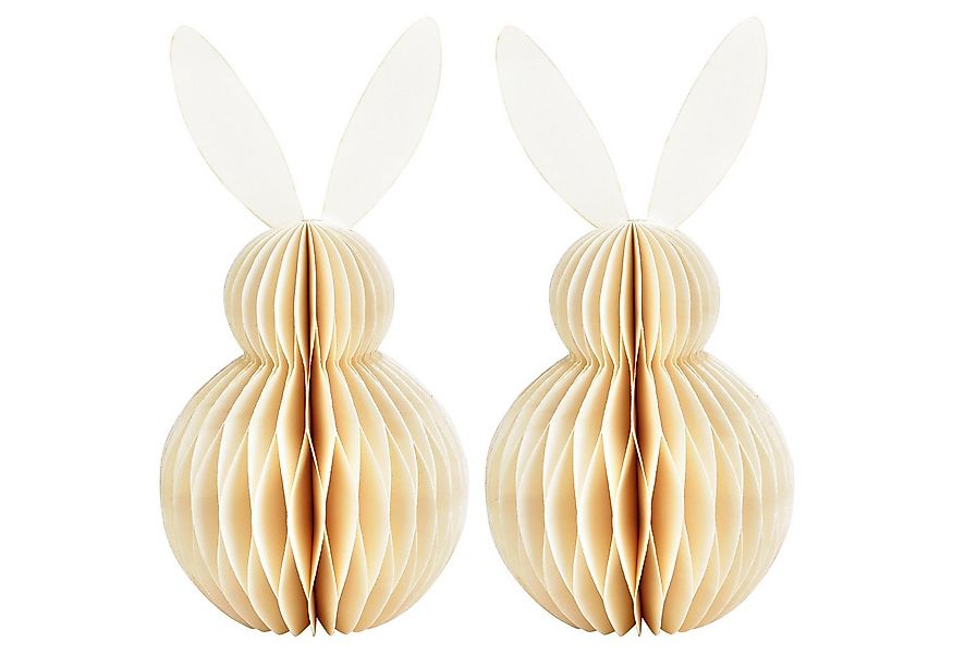 matches21 HOME & HOBBY Dekofigur Osterdeko Osterhasen zum Hinstellen weiß 2 günstig online kaufen