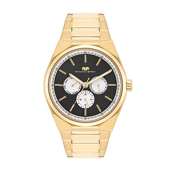 Rhodenwald & Söhne Multifunktionsuhr Cooledge gelbgold, günstig online kaufen